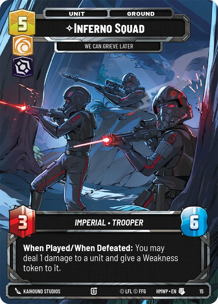 Inferno Squad We Can Grieve Later 15 (Homeworlds: Weekly Play Promos) 