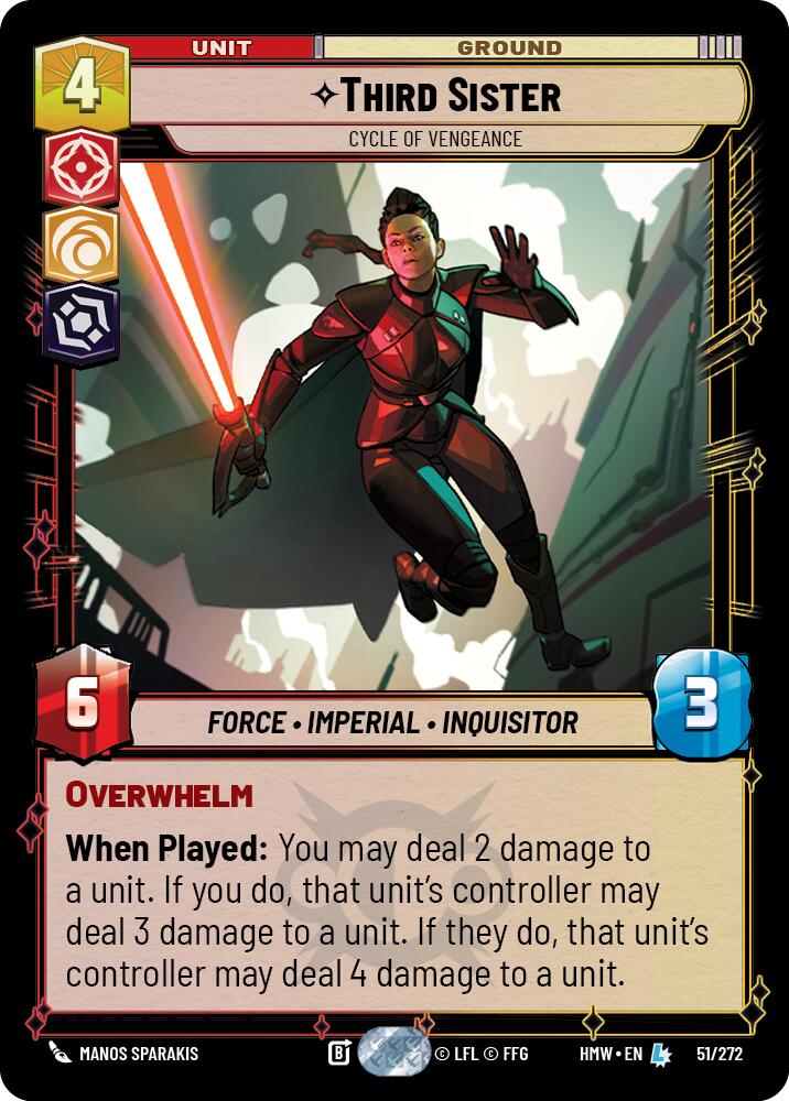 Third Sister Cycle of Vengeance 51/272 (Homeworlds) 