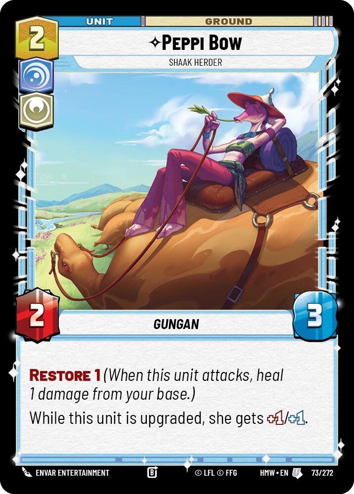 Peppi Bow Shaak Herder 73/272 (Homeworlds) 