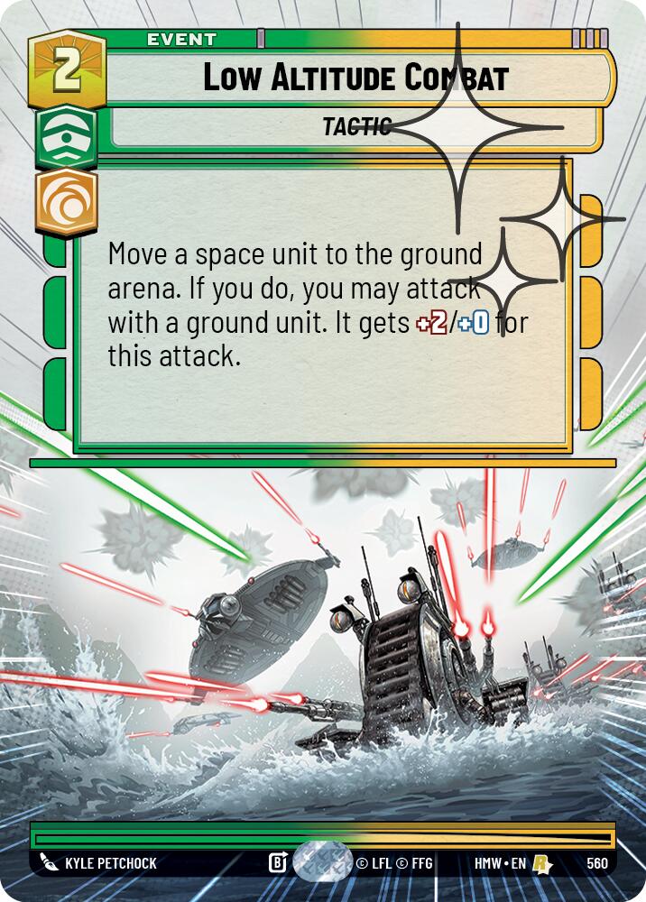 Low Altitude Combat Hyperspace Foil 560 (Homeworlds)  - Foil