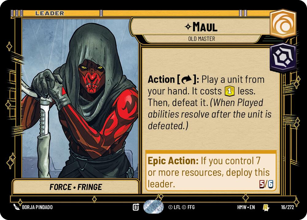 Maul Old Master 16/272 (Homeworlds) 