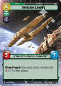 Invasion Lander Hyperspace Foil 621 (Homeworlds)  - Foil