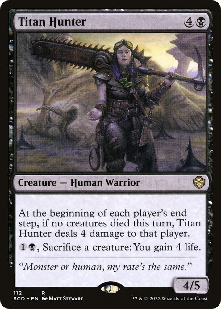 Titan Hunter 112/352 (Starter Commander Decks) 