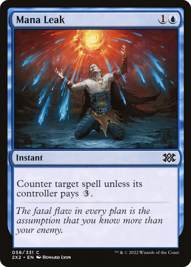 Mana Leak [Double Masters 2022] Foil