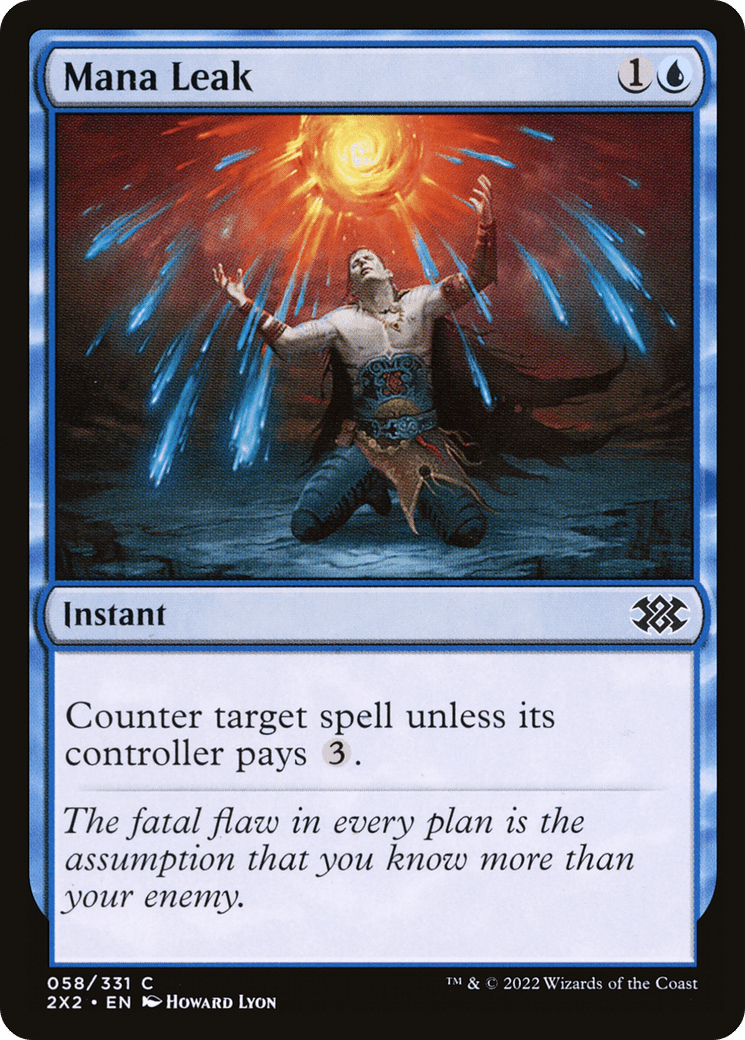 Mana Leak [Double Masters 2022] Foil