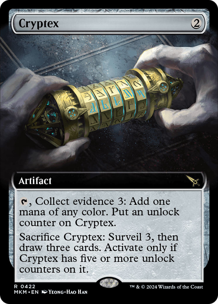 Cryptex (Extended Art) [Murders at Karlov Manor] Foil