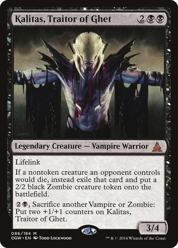 Kalitas, Traitor of Ghet [Oath of the Gatewatch] Foil