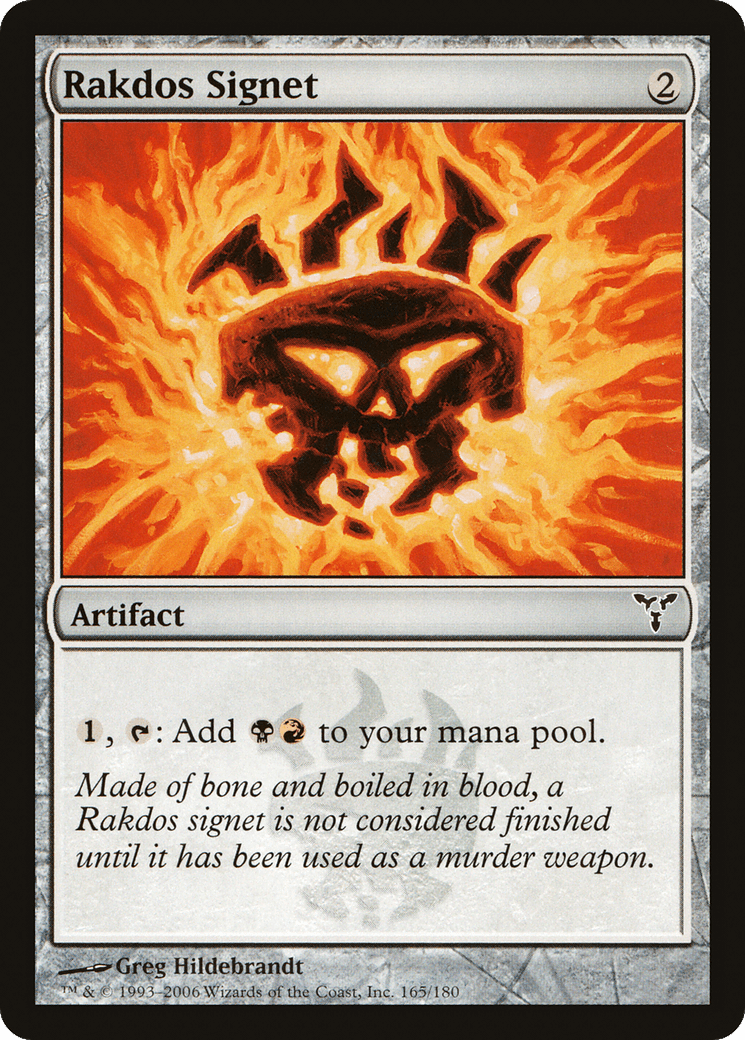 Rakdos Signet [Dissension] Foil