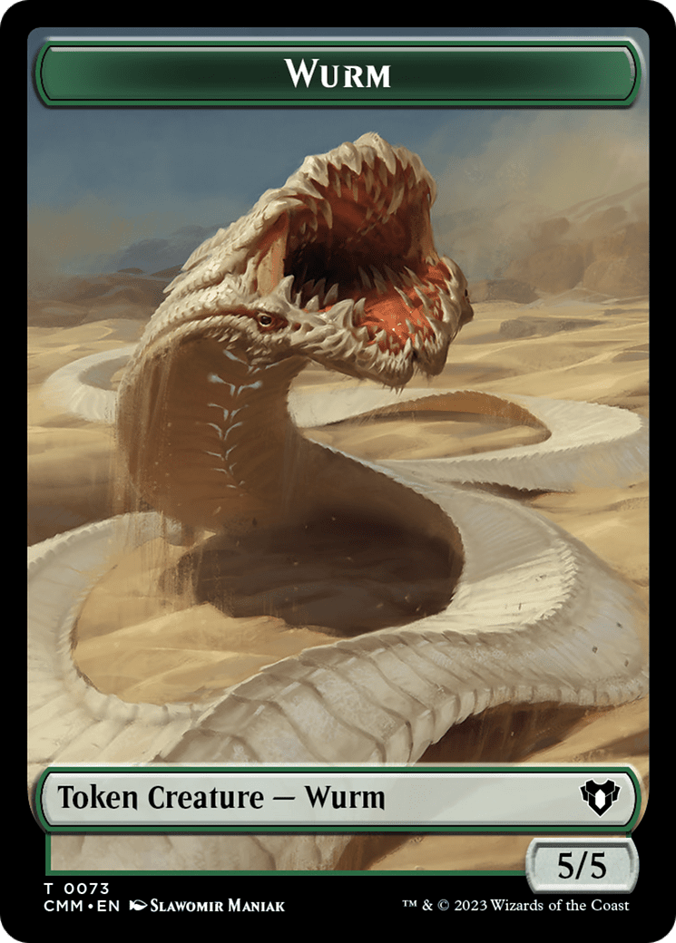 Wurm (TCMM-073) - Commander Masters Tokens Foil