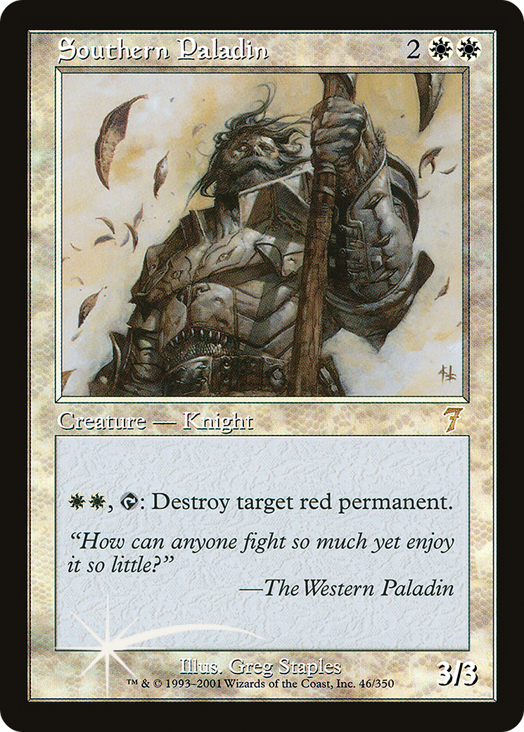Southern Paladin [Seventh Edition] Foil