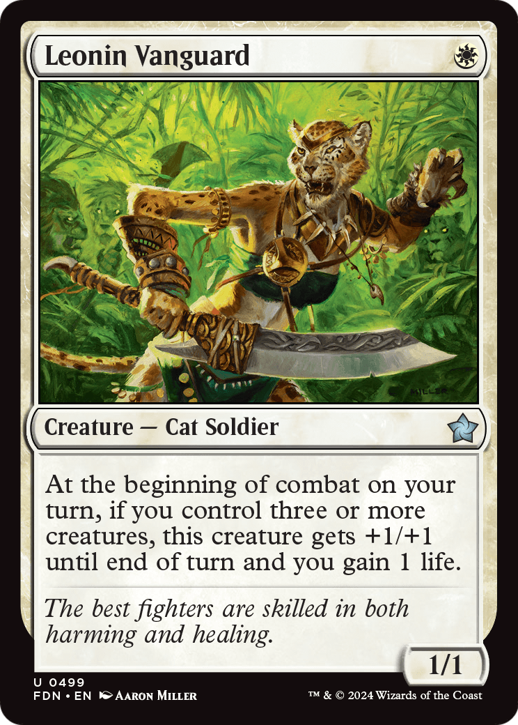 Leonin Vanguard [Foundations]