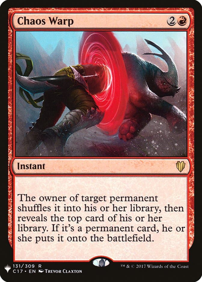 Chaos Warp |  (C17-131) [The List]