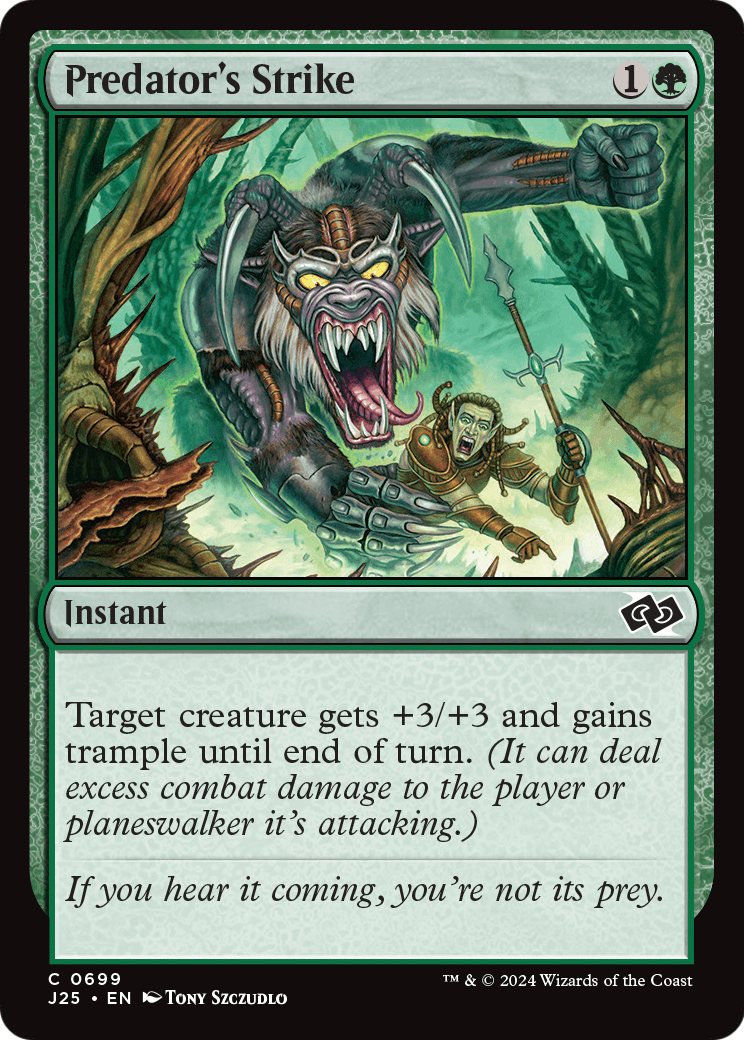 Predator's Strike (J25-699) - Foundations Jumpstart
