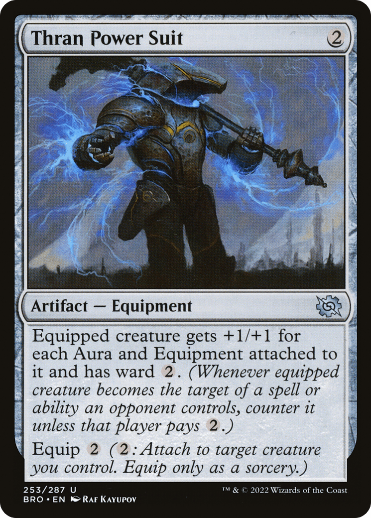 Thran Power Suit [The Brothers' War] Foil