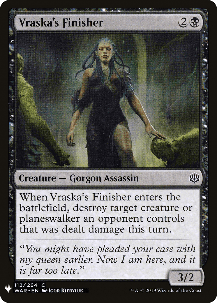 Vraska's Finisher |  (WAR-112) [The List]