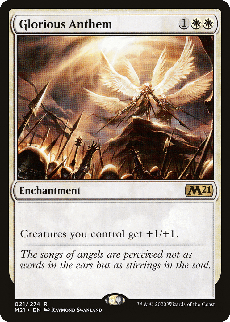 Glorious Anthem [Core Set 2021] Foil