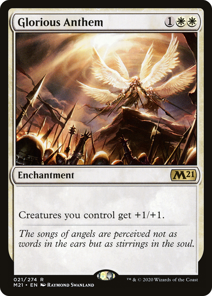 Glorious Anthem [Core Set 2021] Foil