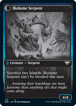 Biolume Egg // Biolume Serpent [Innistrad: Double Feature] Foil