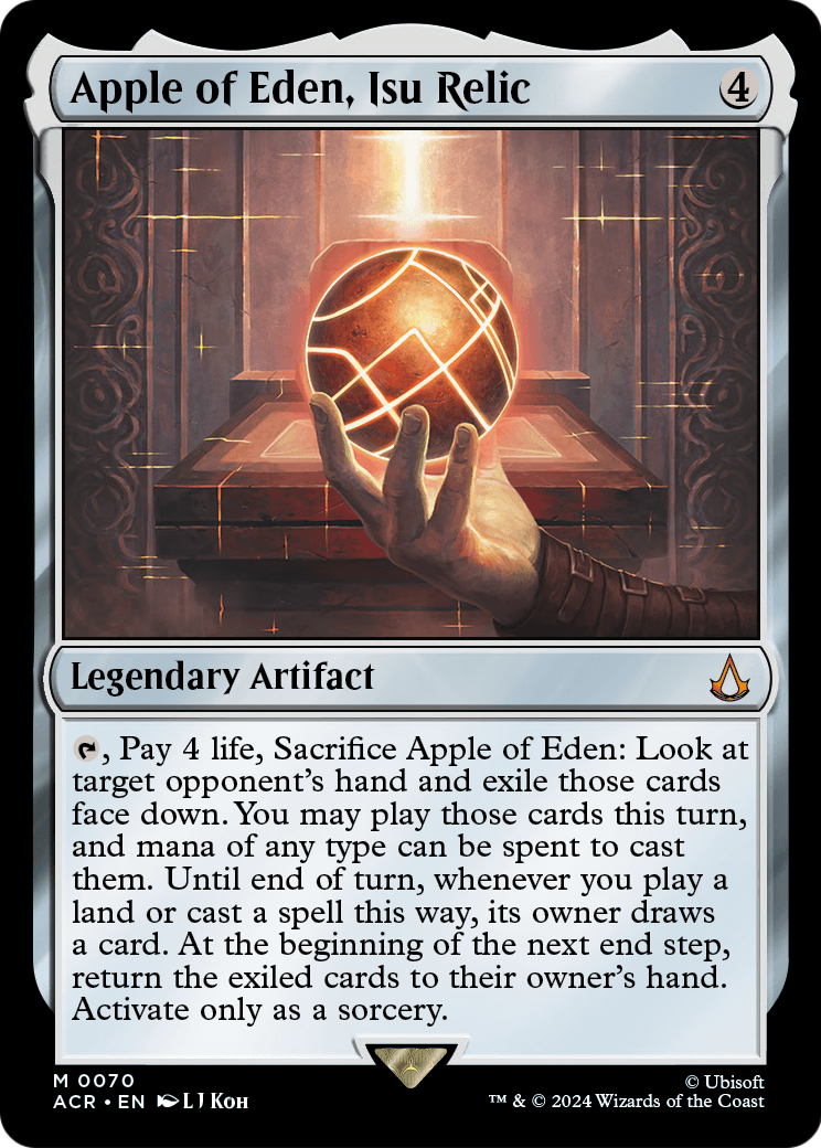 Apple of Eden, Isu Relic [Assassin's Creed] Foil