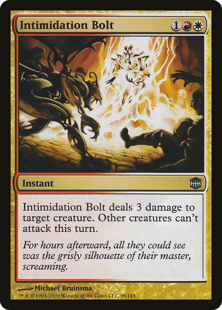 Intimidation Bolt [Alara Reborn] Foil