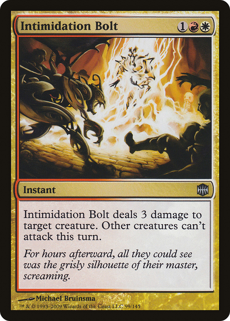 Intimidation Bolt [Alara Reborn] Foil