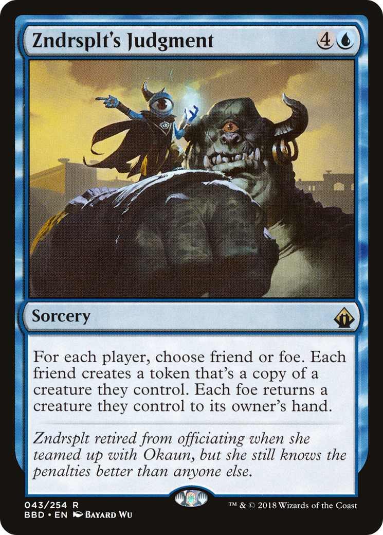 Zndrsplt's Judgment [Battlebond] Foil