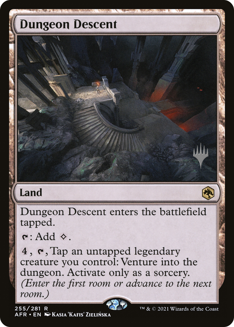 Dungeon Descent (Promo Pack) [Dungeons & Dragons: Adventures in the Forgotten Realms Promos] Foil