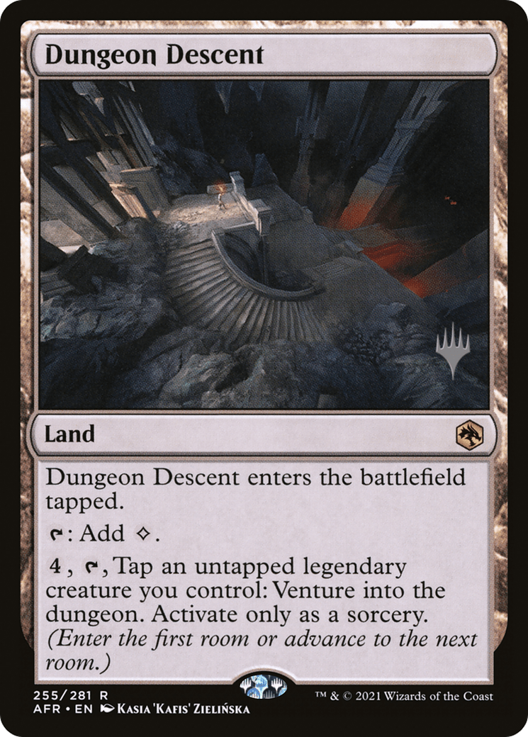 Dungeon Descent (Promo Pack) [Dungeons & Dragons: Adventures in the Forgotten Realms Promos] Foil