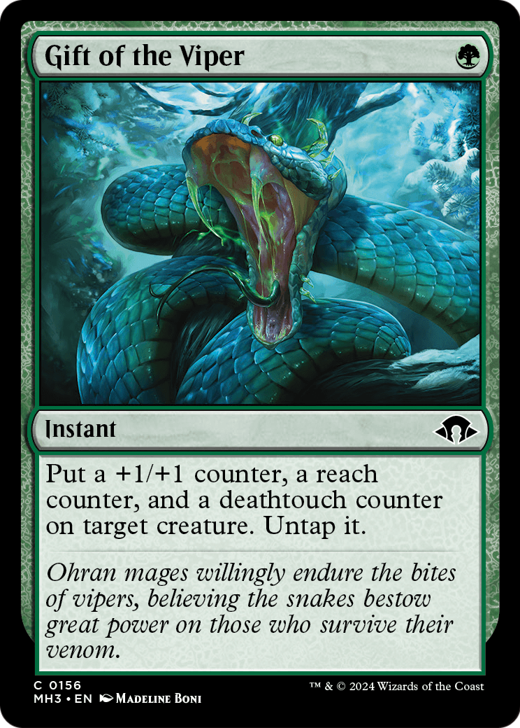 Gift of the Viper [Modern Horizons 3] Foil