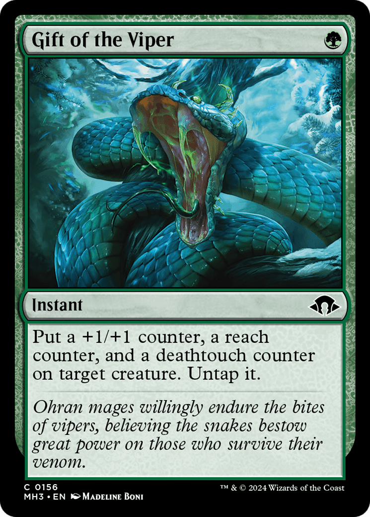 Gift of the Viper [Modern Horizons 3] Foil
