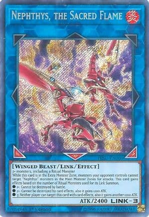 Nephthys, the Sacred Flame [HISU-EN008] Secret Rare