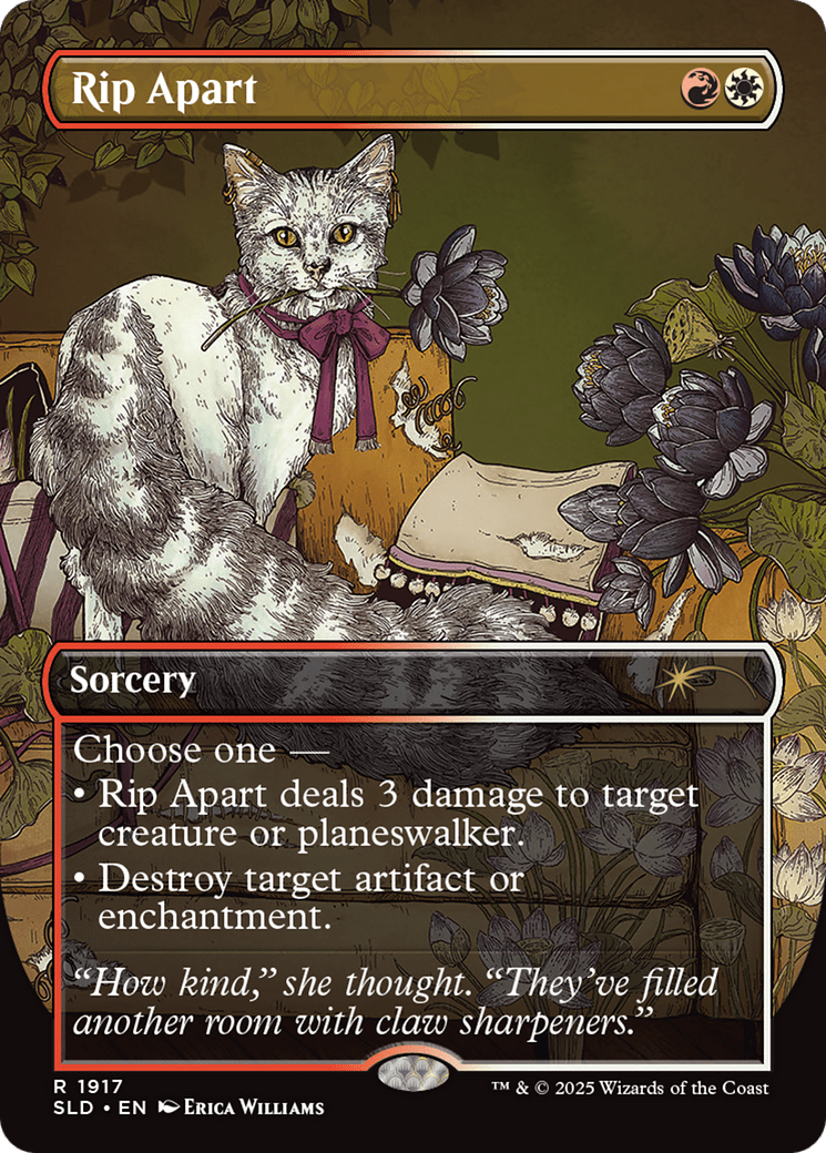 Rip Apart (1917) [Secret Lair Drop]  (Borderless) Foil