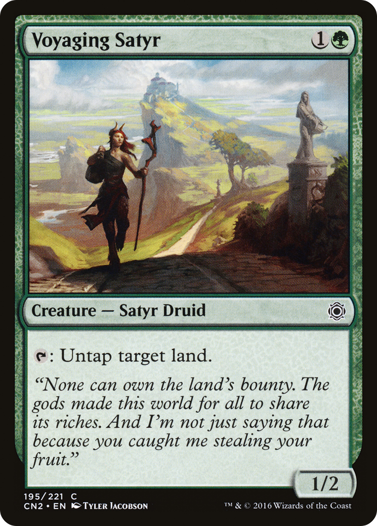Voyaging Satyr [Conspiracy: Take the Crown] Foil