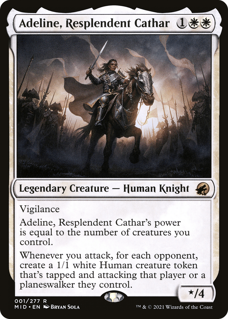 Adeline, Resplendent Cathar [Innistrad: Midnight Hunt] Foil