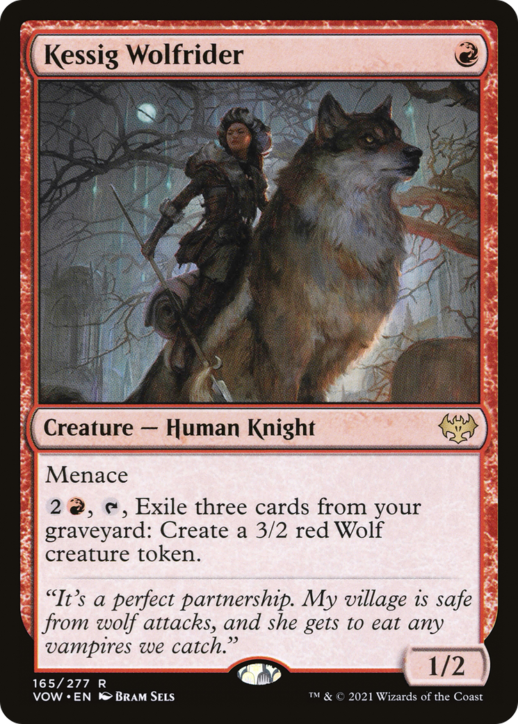 Kessig Wolfrider [Innistrad: Crimson Vow] Foil