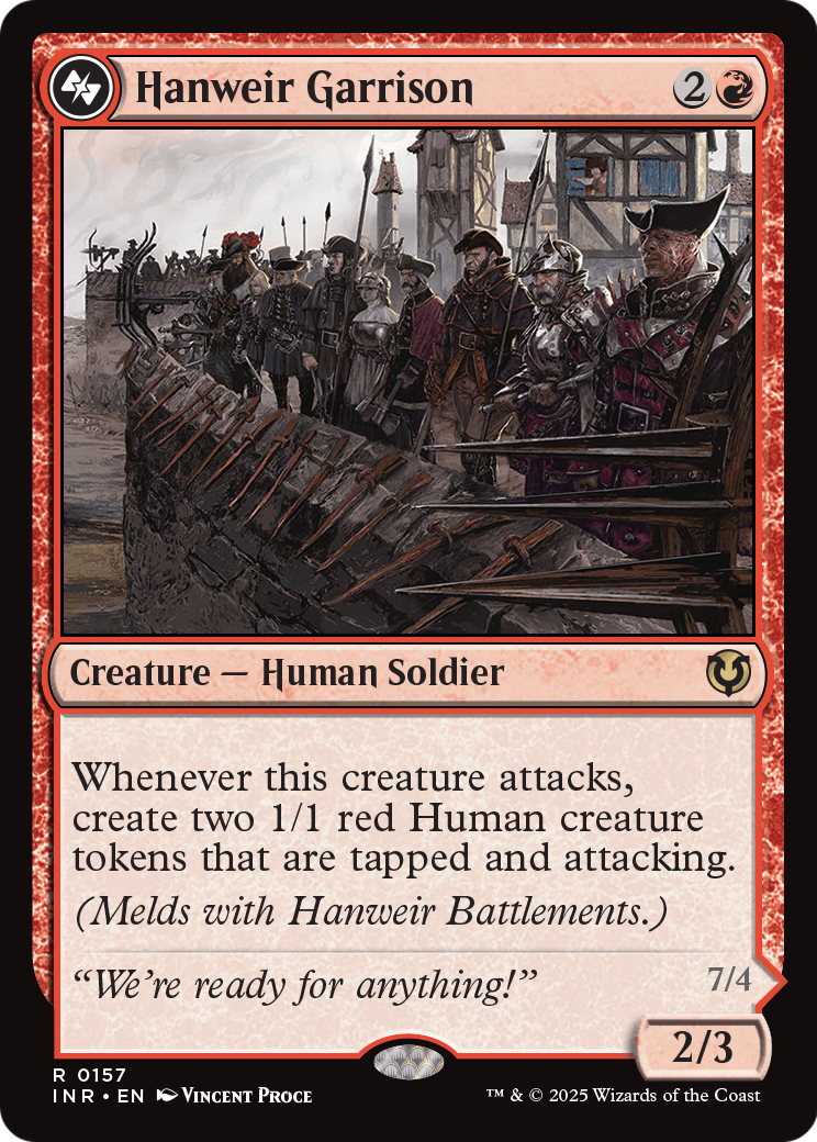 Hanweir Garrison (-157) [Innistrad Remastered]  Foil