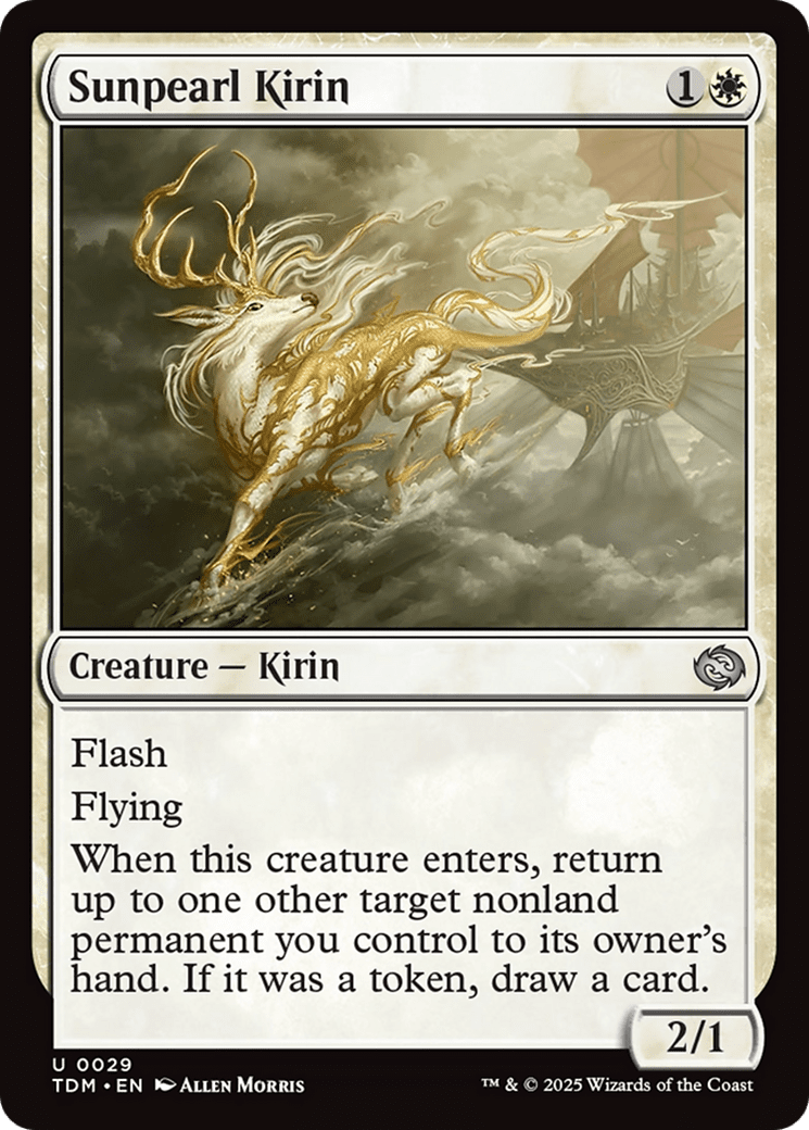 Sunpearl Kirin (029) [Tarkir: Dragonstorm]  Foil