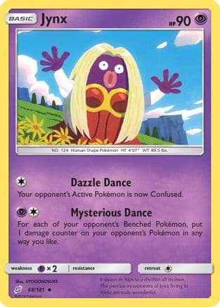 Jynx 68/181 - SM  Team Up Reverse Holofoil