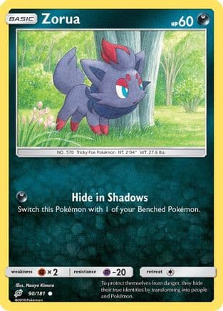 Zorua 090/181 - SM  Team Up Reverse Holofoil