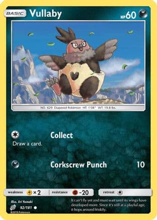 Vullaby 92/181 - SM  Team Up Reverse Holofoil