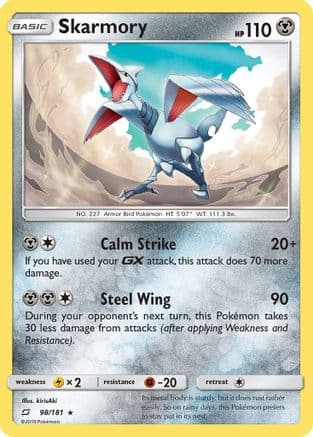 Skarmory 98/181 - SM  Team Up Reverse Holofoil