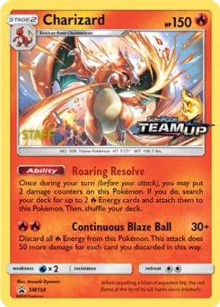 Charizard SM158 [Staff] SM158- SM Promos Holofoil
