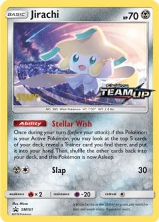 Jirachi SM161 [Staff] SM161- SM Promos Holofoil