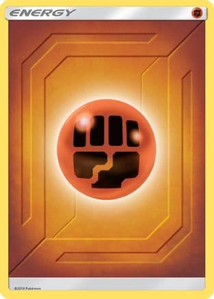 Fighting Energy (2019 Unnumbered)  - Reverse Holofoil SM  Team Up - Common
