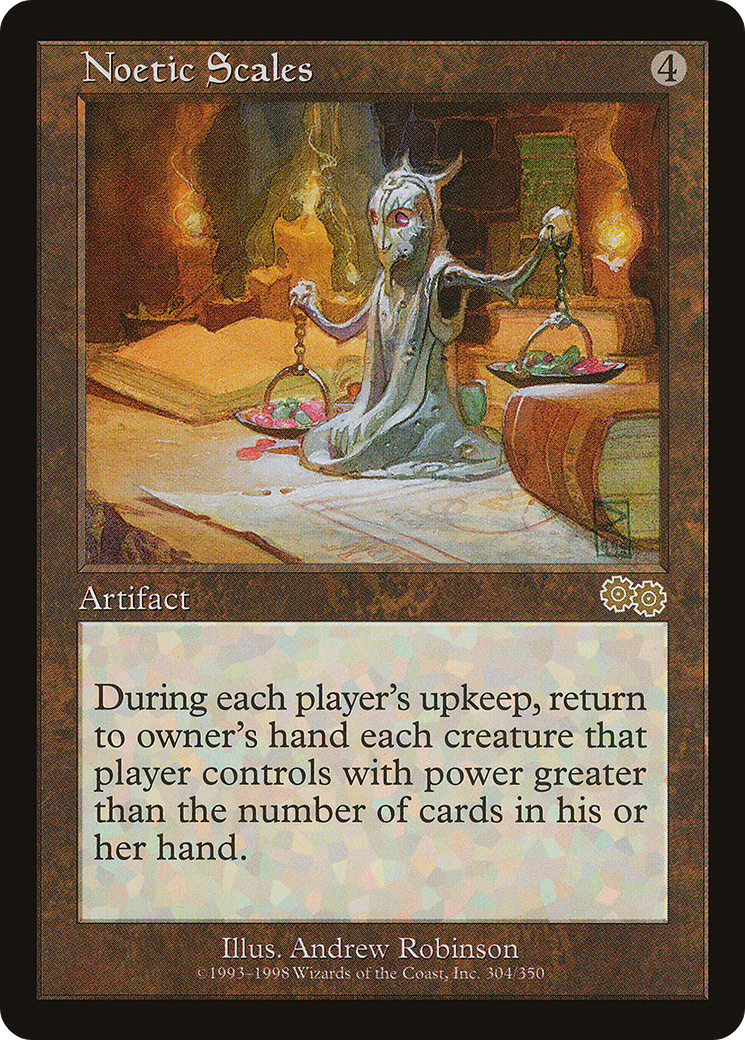 Noetic Scales [Urza's Saga]