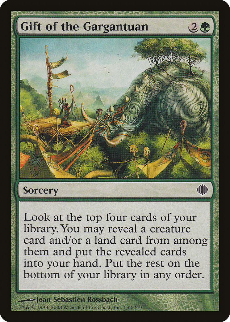 Gift of the Gargantuan [Shards of Alara] Foil