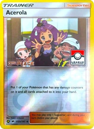 Acerola (League Challenge) [3rd Place] 112a/147 - League & Championship Cards Reverse Holofoil