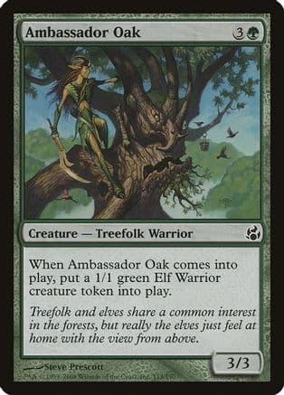 Ambassador Oak (Morningtide) |  Foil (113) [Oversize Cards]