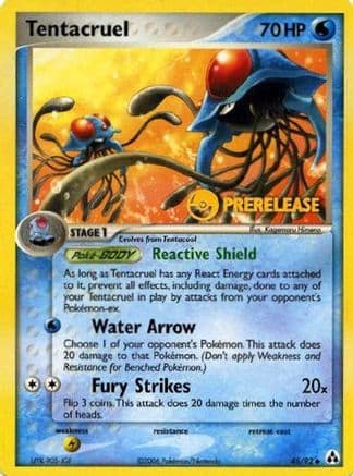 Tentacruel (Prerelease) 45/92 - Nintendo Promos