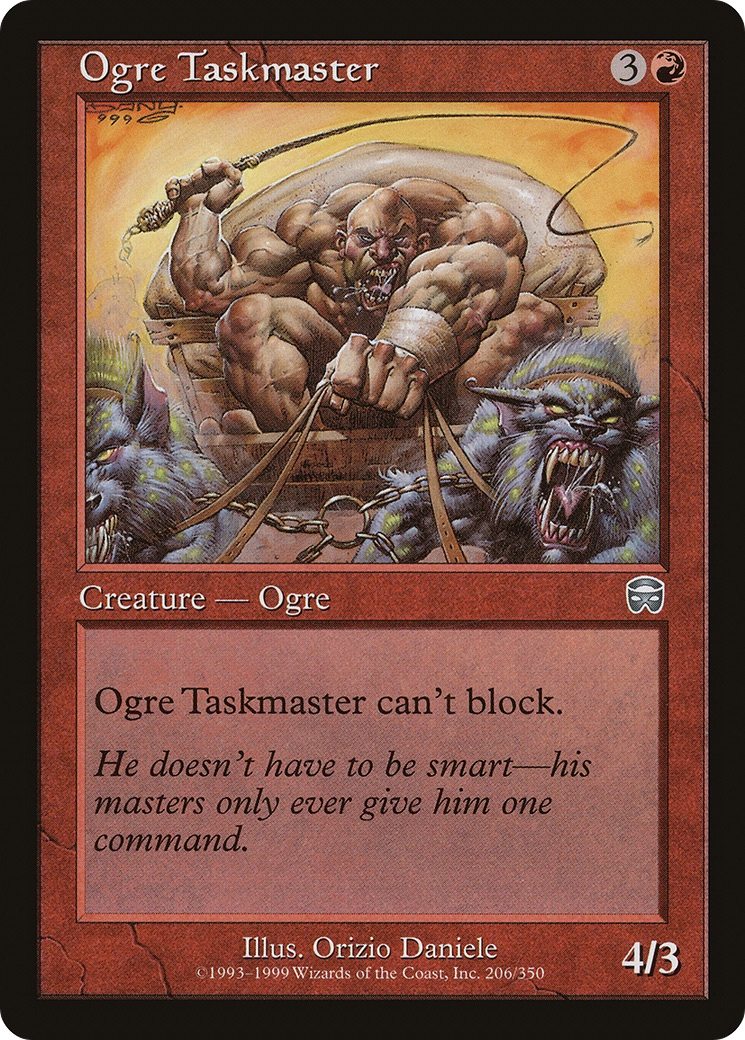 Ogre Taskmaster [Mercadian Masques] Foil